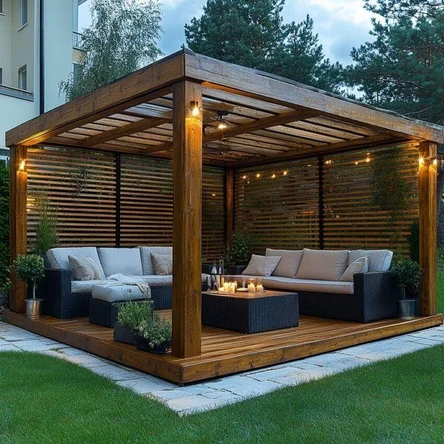 Остекление беседок